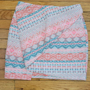 Zara Faux Wrap Mini Skirt